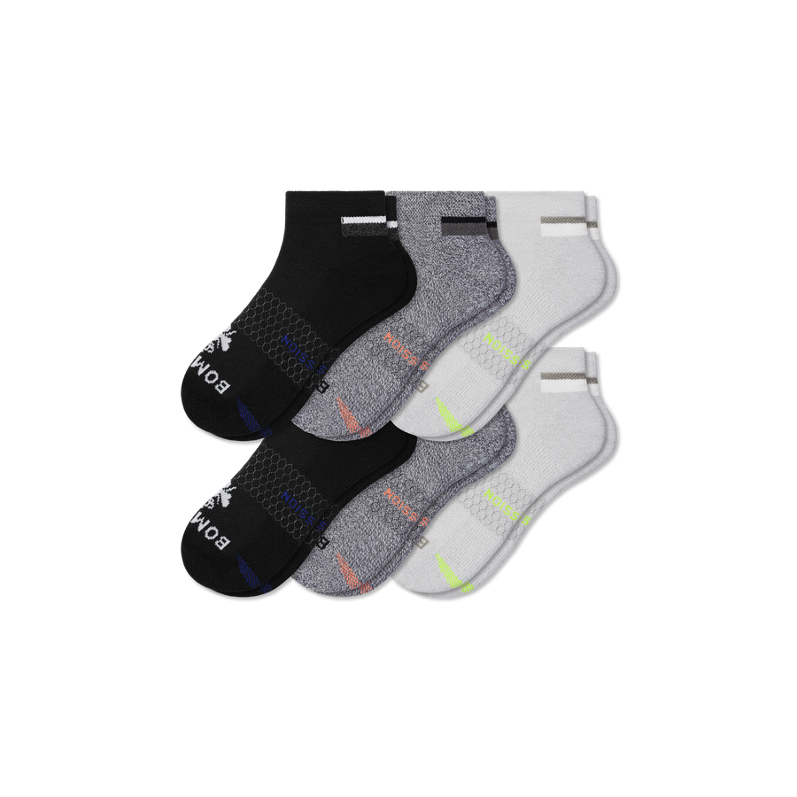 Men's Performance Compression Ankle Sock 6-Pack - Endurance Training Control