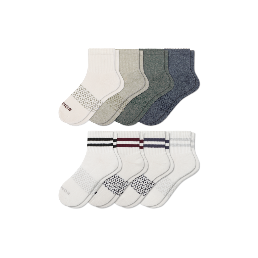 Men's Quarter Sock 8-Pack - Run Recovery Comfort