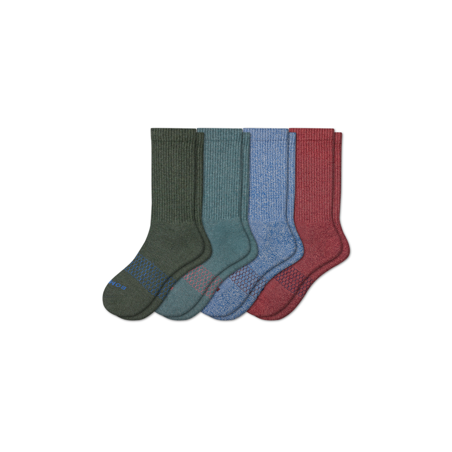 Men's Best Seller Calf Sock 4-Pack - Weekend Studio Step