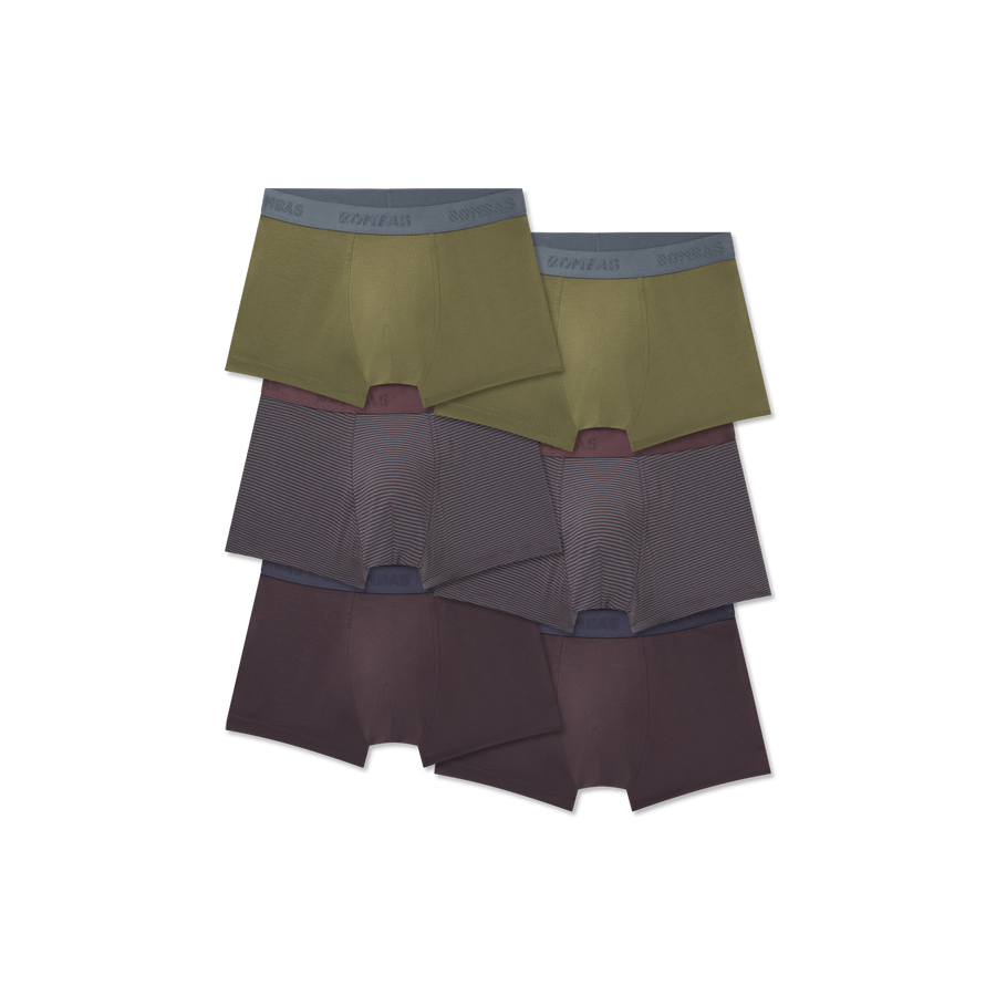 Men's Cotton Modal Blend Trunk 6-Pack - Easy Layer Support