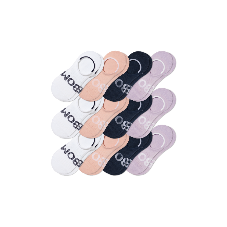 Women's All Sport Cushioned No Show Sock 12-Pack - Light Weekend Step