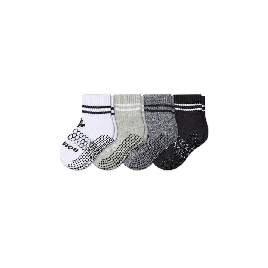 Toddler Originals Gripper Calf Sock 4-Pack - Weekend Crew Wear