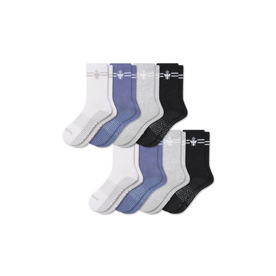 Men's Gripper Half Calf Sock 8-Pack - Weekend Pair