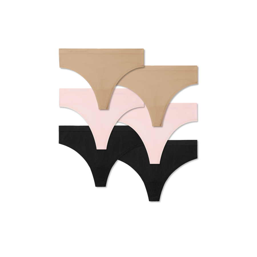 Women's Seamless Thong 6-Pack - Essential Everyday Layer