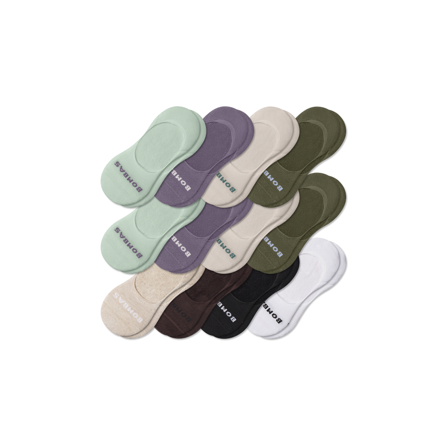 Women's Mid-Cut Cushioned No Show Sock 12-Pack - Cozy Recovery Rotation