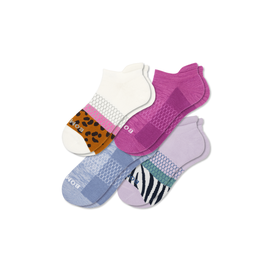 Women's Wild Wear Ankle Sock 4-Pack - Daily Home Comfort