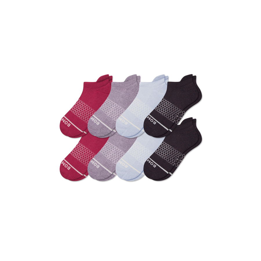 Women's Merino Wool Blend Ankle Sock 8-Pack - Classic Weekend Fit
