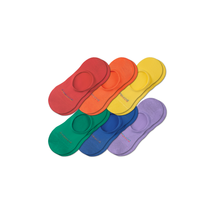 Pride Lightweight No Show Sock 6-Pack - Active Shift Comfort