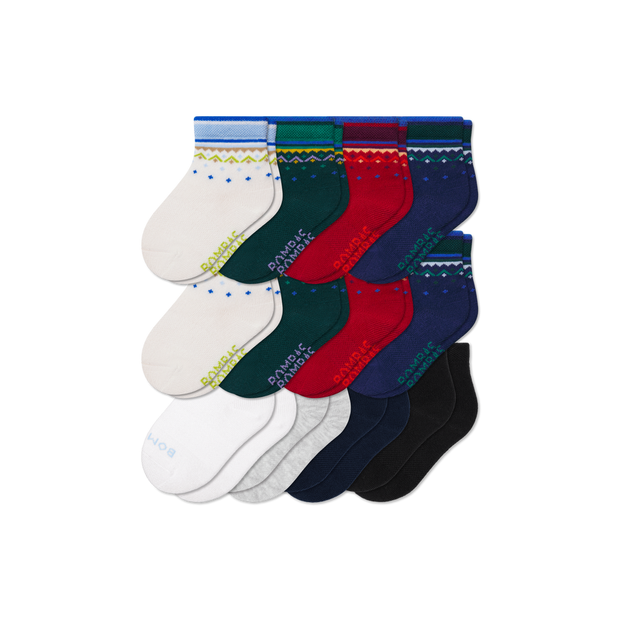 Toddler Lightweight Calf Sock 12-Pack - Outdoor Crew Move