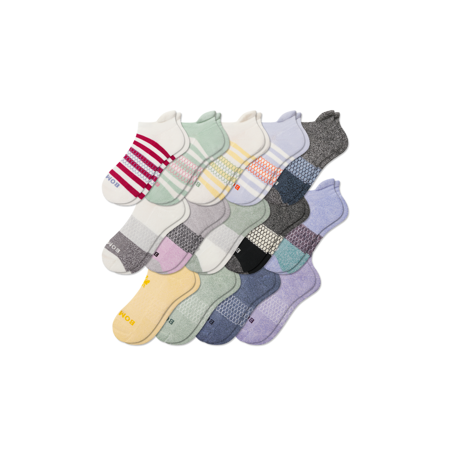 Youth Ankle Sock 14-Pack - Studio Court Rotation