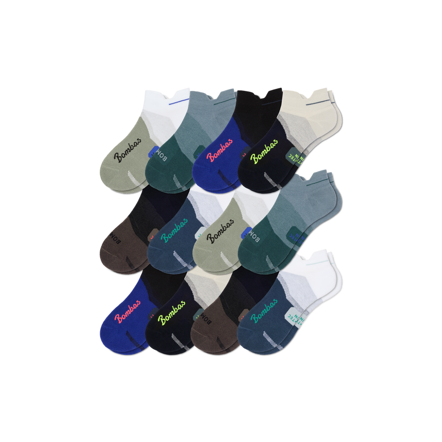 Men's Run Ankle Sock 12-Pack - Smooth Shift Pair