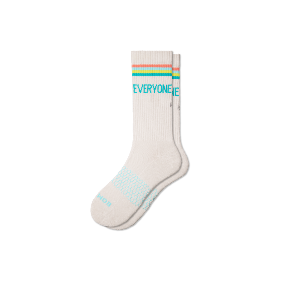 Bombas x Ruth Ellis Center Pride Calf Socks - Breathable Court Rotation