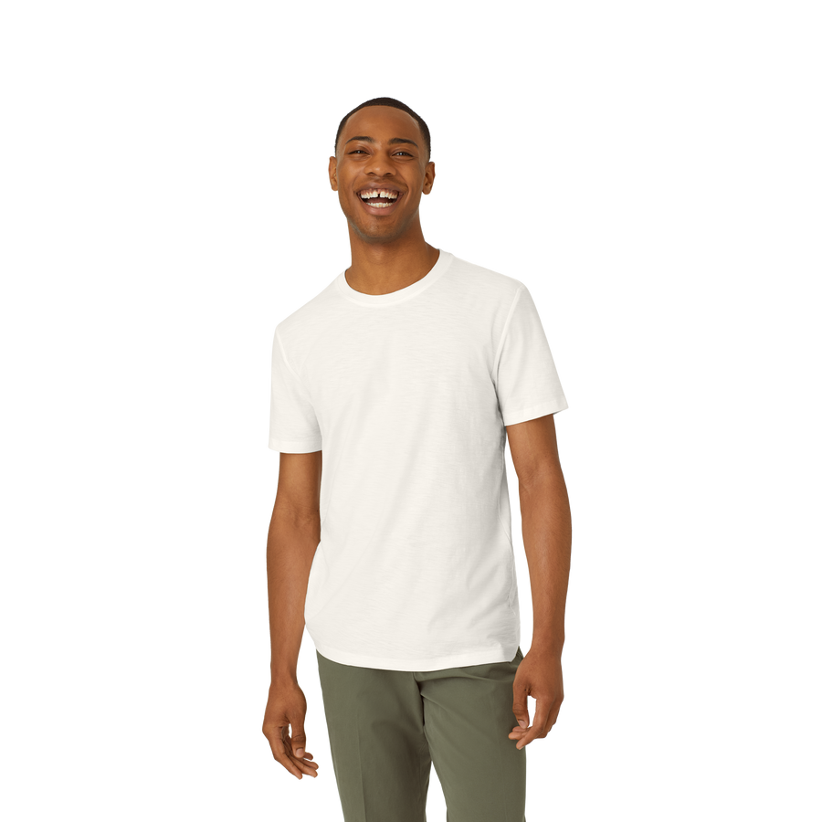 Men's Air Slub Crew Neck T-Shirt - Smooth Everyday Wear