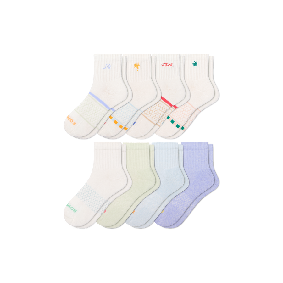 Women's Quarter Sock 8-Pack - Cushion School Move