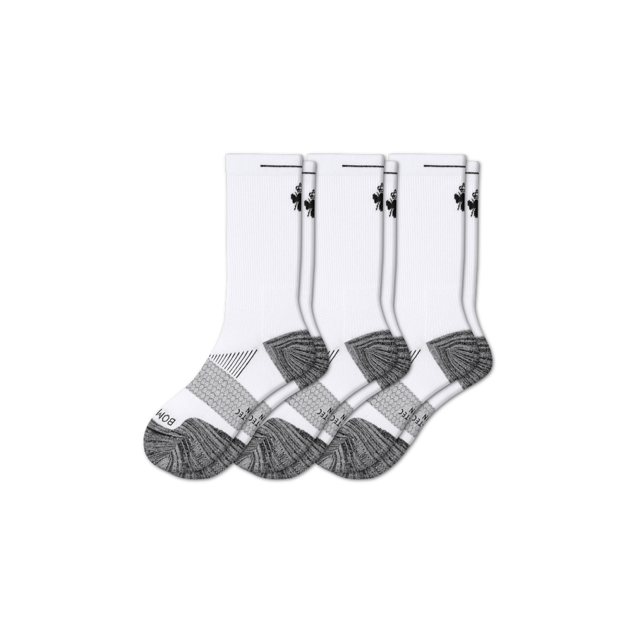 Women's Run Calf Sock 3-Pack - Comfort Crew Fit