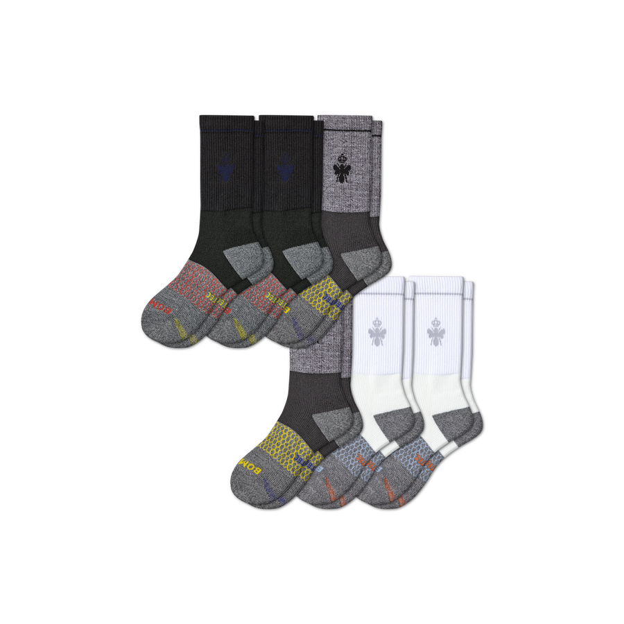 Men's Performance Targeted Compression Calf Sock 6-Pack - Court Run Support