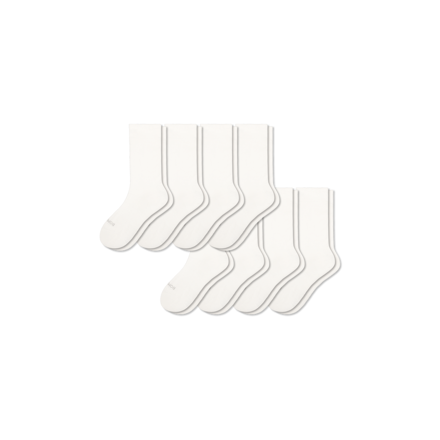 Youth Lightweight Calf Sock 8-Pack - Cushion Weekend Step