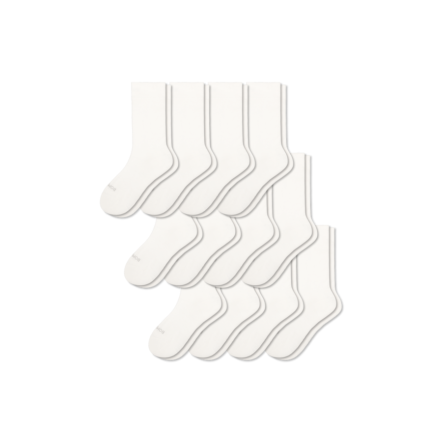 Youth Lightweight Calf Sock 12-Pack - Daily School Rotation