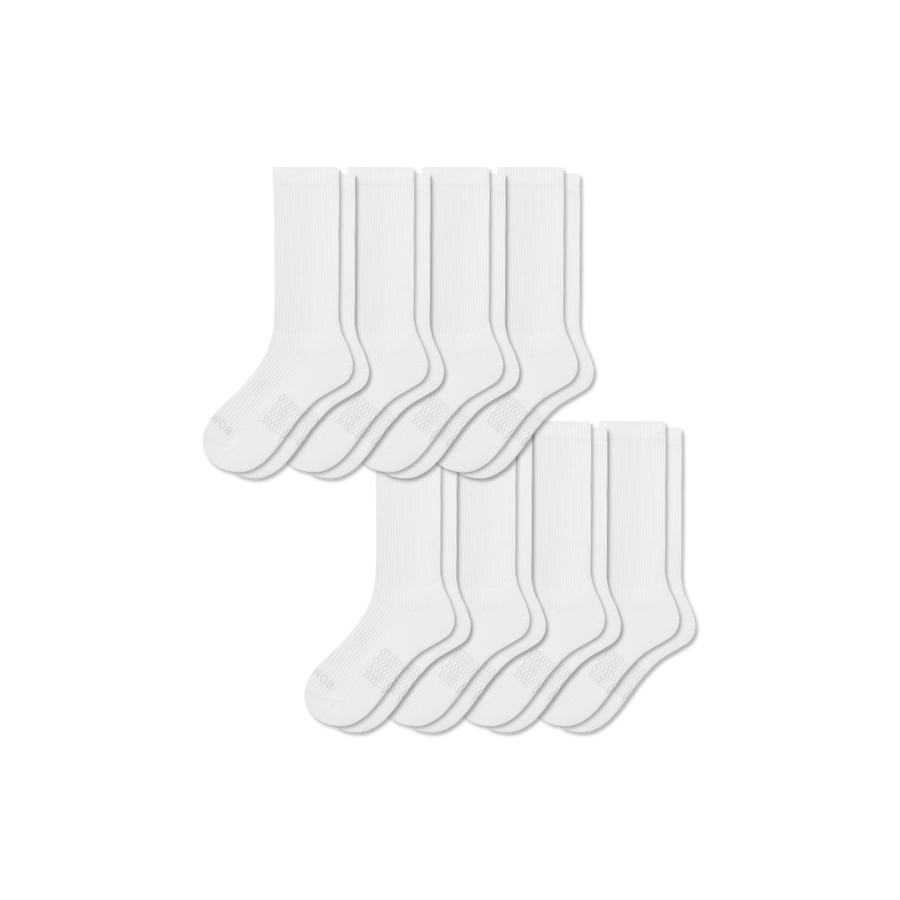 Women's Modern Rib Calf Sock 8-Pack - Smooth Ankle Fit
