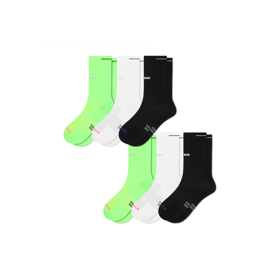 Men's RunPro Half Calf Sock 6-Pack - Cozy Recovery Support