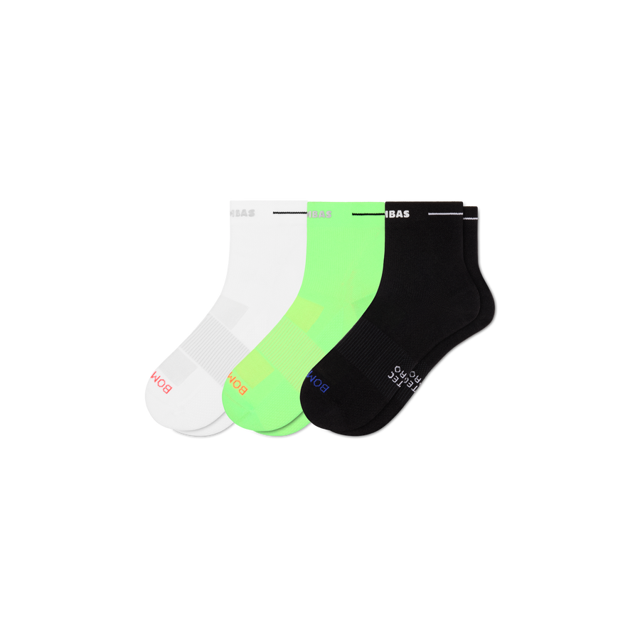 Men's RunPro Quarter Sock 3-Pack - Active Lounge Step