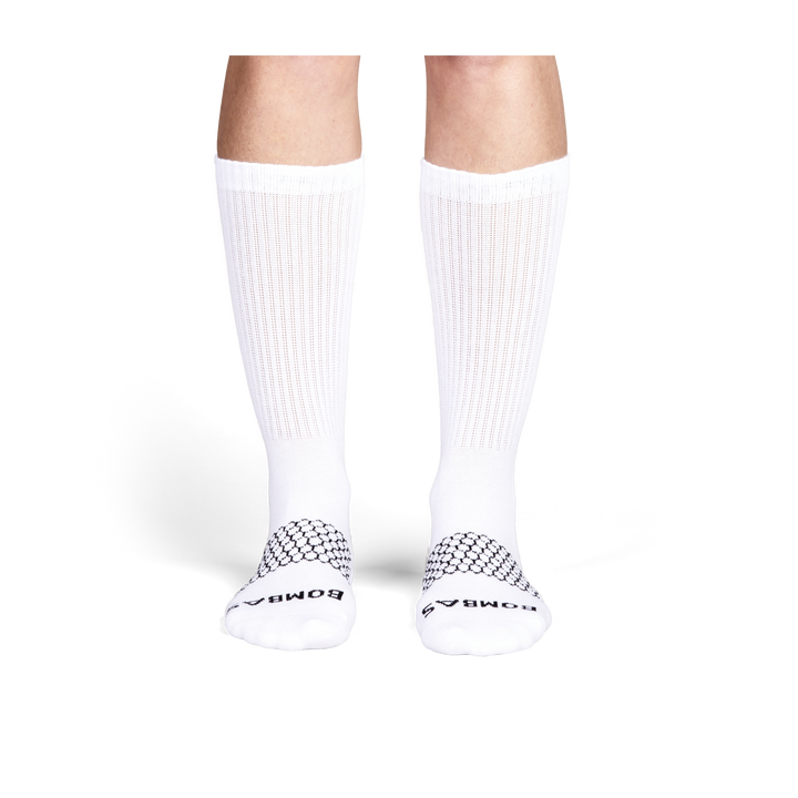 Men's Calf Sock 8-Pack - white - 23